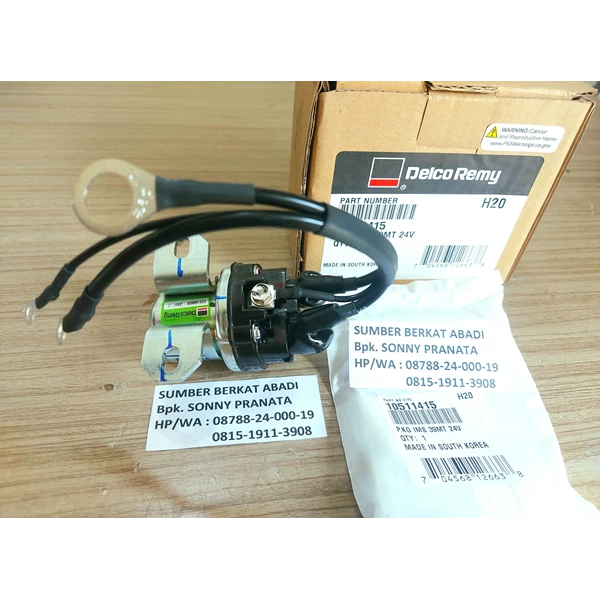 DELCOREMY 10511415 39MT 24V 10520321 IMS KIT SWITCH RELAY SOLENOID PLGR STARTERS - GENUINE