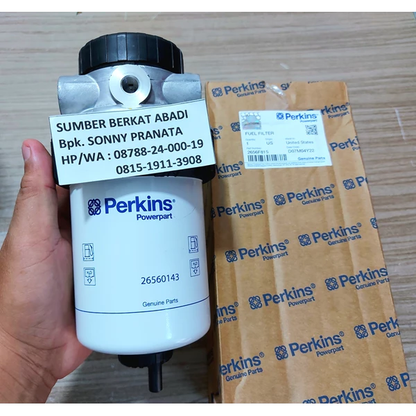 PERKINS 2656F815 FUEL FILTER ASSEMBLY 26560143 - GENUINE