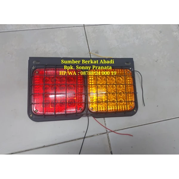 STOP LAMP LED RED YELLOW LAMPU REM STOP 24 VOLT - TOP QUALITY