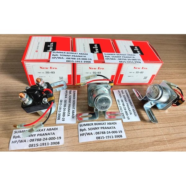 SWITCH SOLENOID AUXILIARY STARTER RELAY 24V NEW ERA SS-83 SS83 SS 83 2131 4988354 - JAPAN