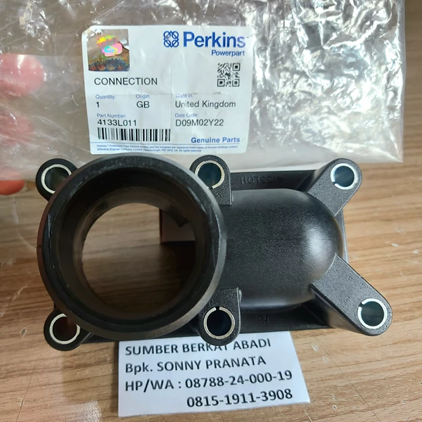 PERKINS 4133L011 THERMOSTAT HOUSING CONNECTION - GENUINE