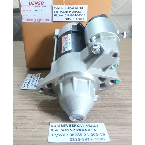 STARTER MOTOR 6A320-59213 228000-7091 12V 1.1 KW 9T for DENSO 2280007091 22800 70910 7091  6A32059213 6A320 59213