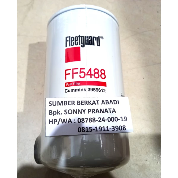 FLEETGUARD FF5488 FF-5488 FF 5488 FUEL FILTER CUMMINS 3959612 - GENUINE