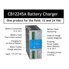 BATTERY CHARGER BAE CB12245A CB 12245A DUAL OUTPUT  12VDC and 24VDC 5A 7