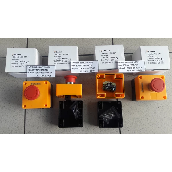 Push Button Switch Single Stop Emergency NC