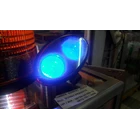 LAMPU SOROT FORKLIFT LED LIGHT BLUE ROUND SPOT 12-80VDC FORK LIFT LAMP - TOP QUALITY 10