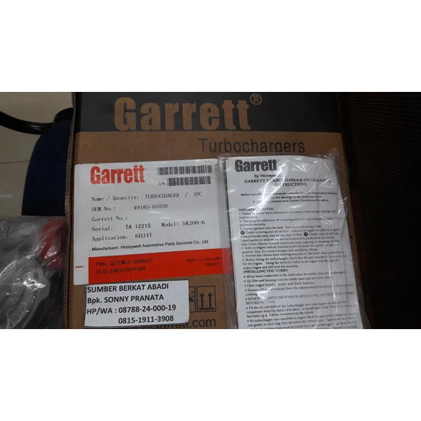 GARRETT 49185-01030 model SK200-6