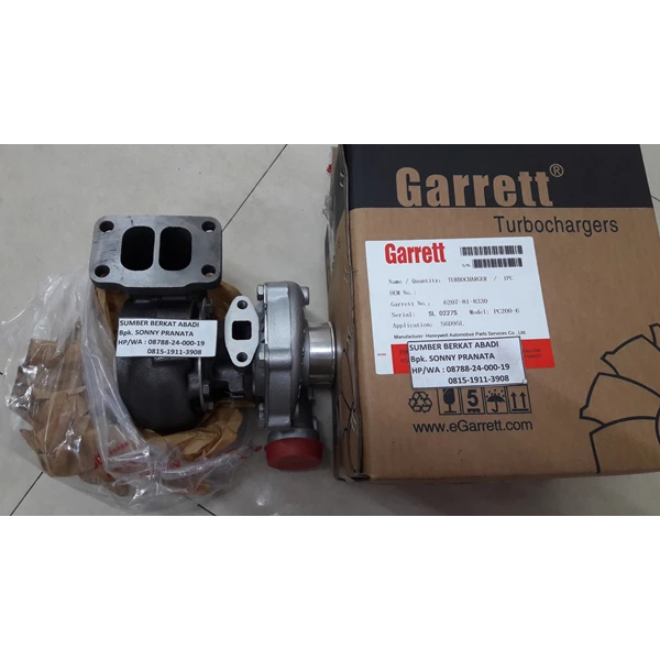 GARRETT Turbocharger 6207-81-8330 Model PC200-6