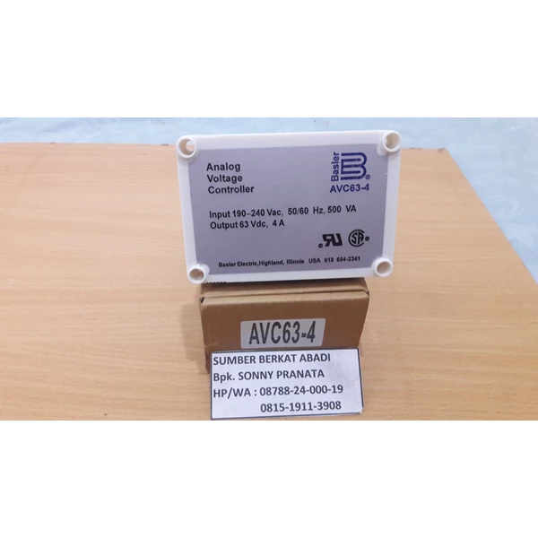 BASLER AVC63-4 Voltage Regulator AVR - WARRANTY 3 MONTHS