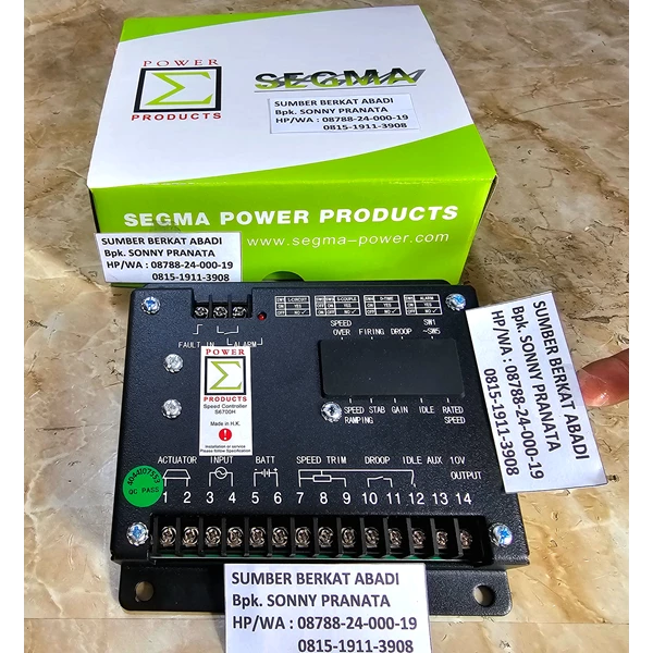 SEGMA S6700H SPEED CONTROLLER S 6700 H S 6700H S-6700H - TOP QUALITY