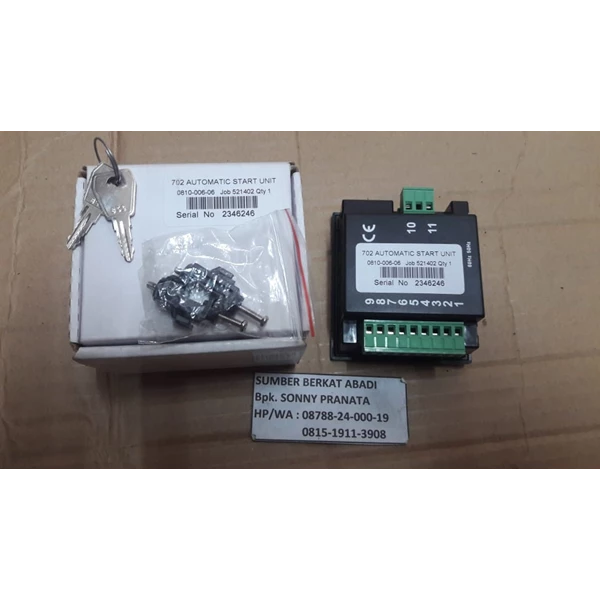 Auto and Manual Start Engine Controller 702 AS