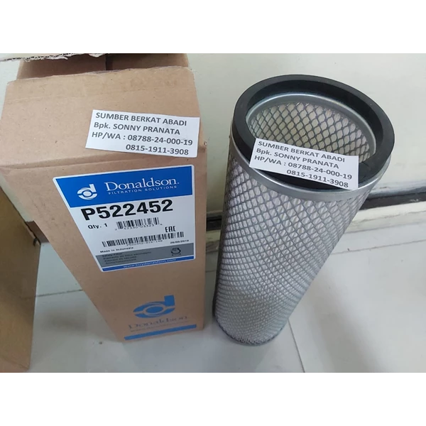 DONALDSON P522452 AIR FILTER SAFETY