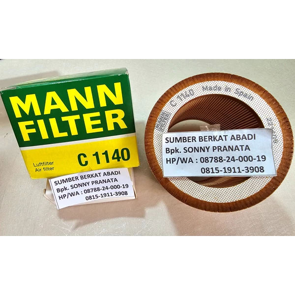 MANN FILTER C 1140 AIR FILTER C1140 FILTER UDARA C-1140 - GENUINE