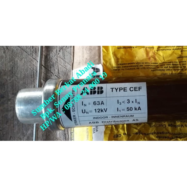FUSE ABB 63 A 6/12 KV TYPE CEF 292 MM