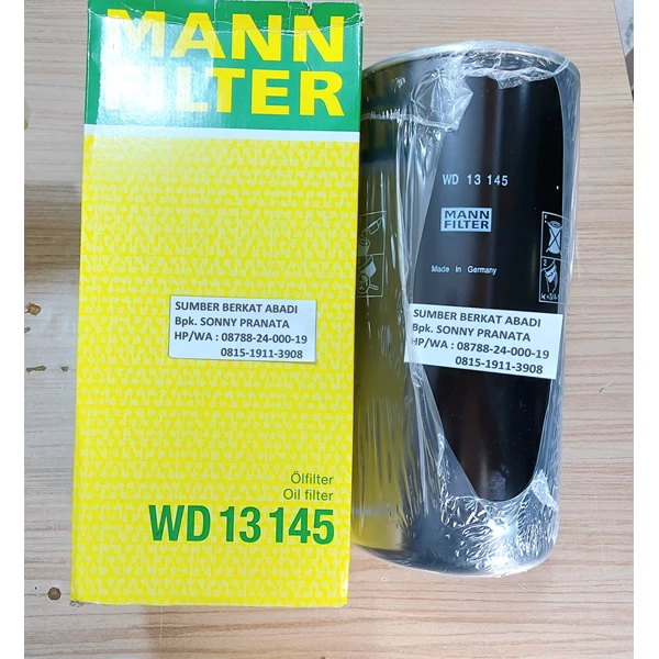 MANN FILTER WD 13145 WD 13 145 WD13145 OIL FILTER - GENUINE MADE IN GERMANY