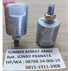 ZINC ZINK CORROSIVE NUT ANODE SMALL 27200-300400 27200300400 27200 300400 for YANMAR 40MM X 40MM 5