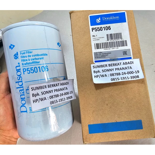 DONALDSON P550106 FUEL WATER FILTER 202893 FF105D 79250023 BF7558 202893 FF 105D BF 7558