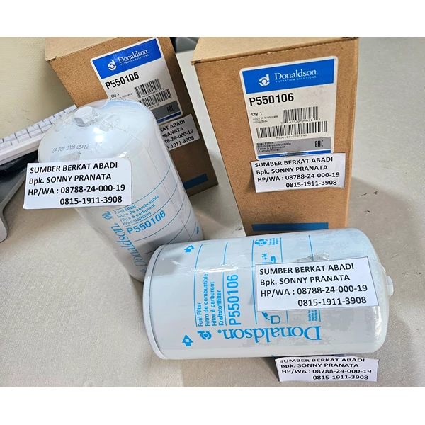 DONALDSON P550106 FUEL WATER FILTER 202893 FF105D 79250023 BF7558 202893 FF 105D BF 7558