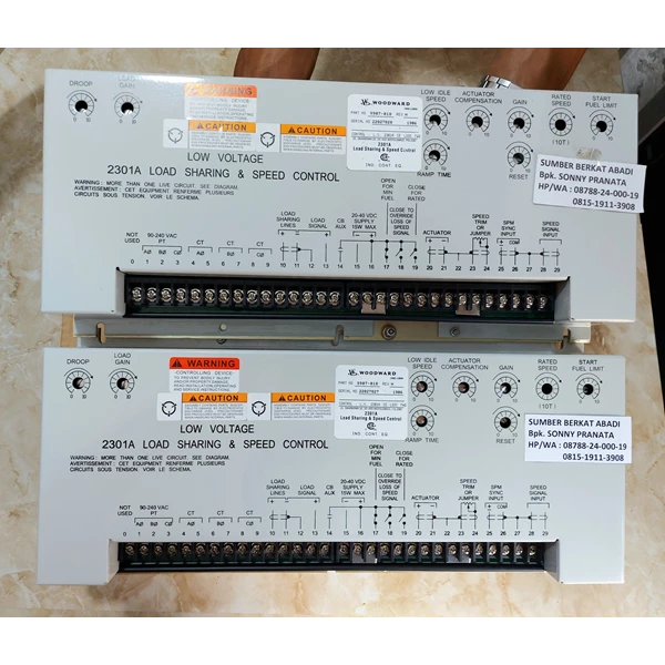 LOW VOLTAGE 2301A LOAD SHARING AND SPEED CONTROL 9907018 9907-018 9907 018 - NEW PRODUCT