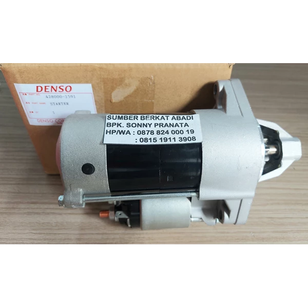 Jual STARTER MOTOR 12V 1.1 KW 9T for YANMAR 119717-77010 11971777010 119717  77010 119515-77010 DENSO 428000-1591 4280001591 428000 1591 428000-1590  4280001590 428000 1590 Jakarta | Sumber Berkat Abadi